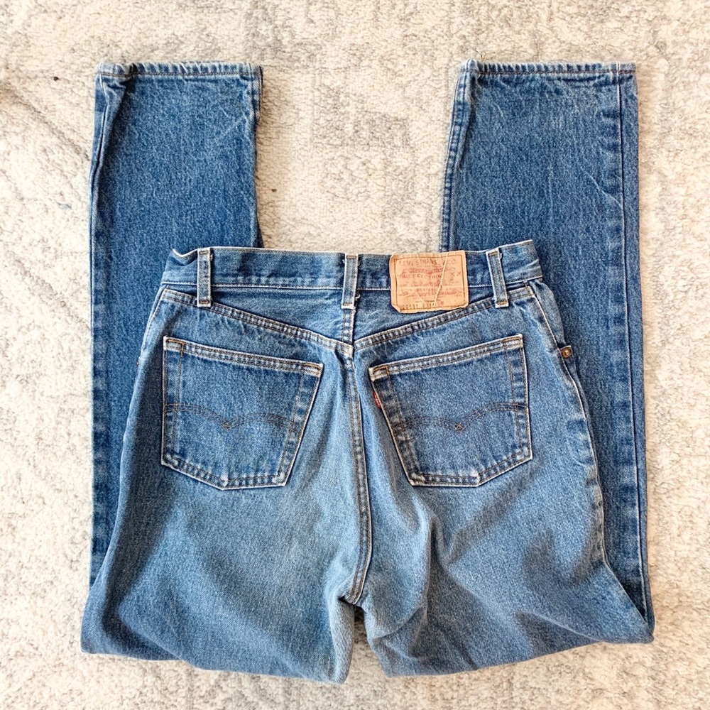 Vintage Levi's 501 Button Fly Medium Blue Jeans